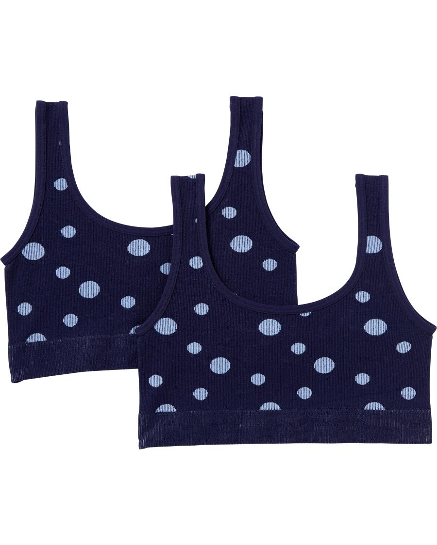 Naadloze bustiers donkerblauw