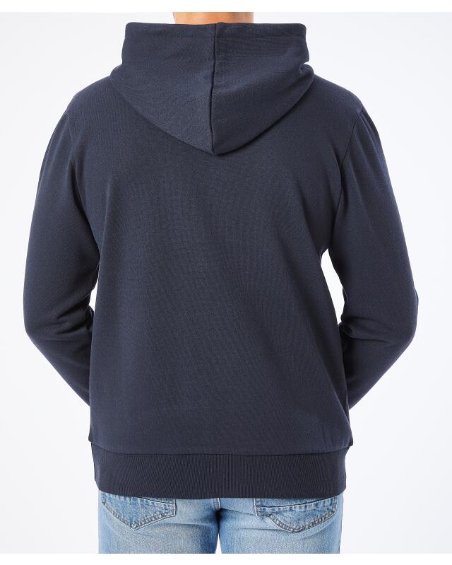 Basic hoodie for men, navy (KiK Basic Kapuzensweatshirt (dunkelblau)) — KiK, authentic German product in Morocco
