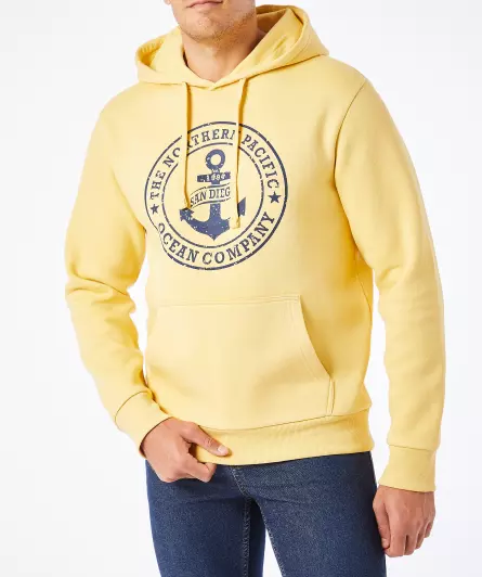 Gelbes Sweatshirt