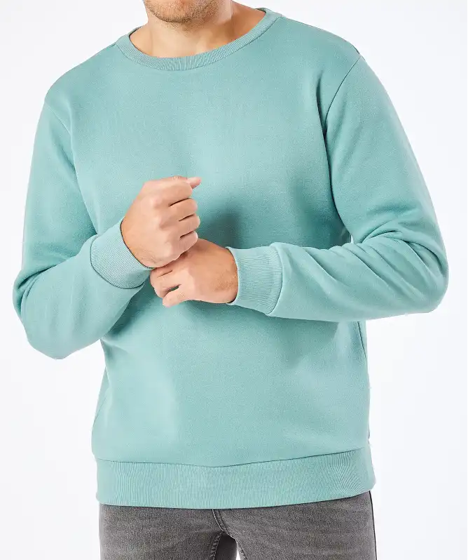 Petrolfarbenes Sweatshirt