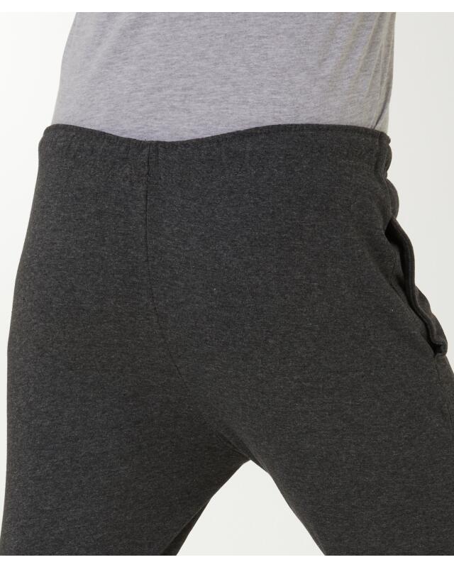 Basic joggers for men, anthracite marl (KiK Basic Jogginghose (anthrazit melange)) — KiK, authentic German product in Morocco
