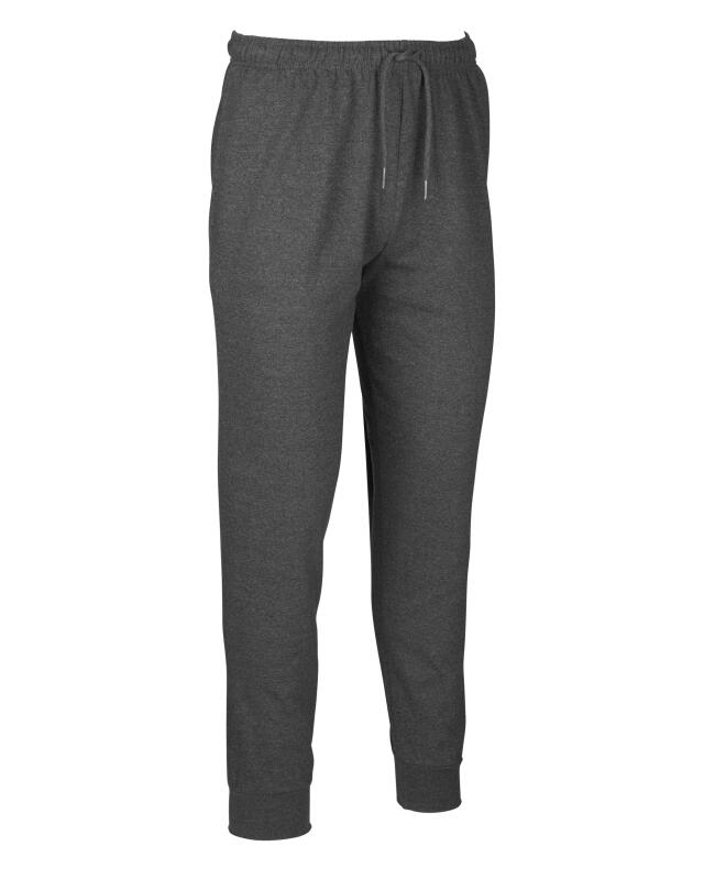 Basic joggers for men, anthracite marl (KiK Basic Jogginghose (anthrazit melange)) — KiK, authentic German product in Morocco