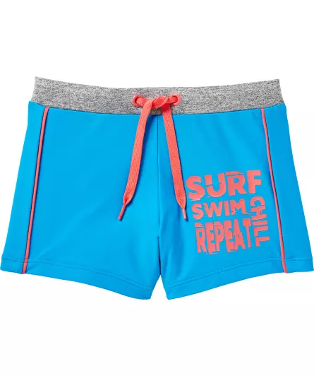 Badeshorts mit Kontrastelementen
