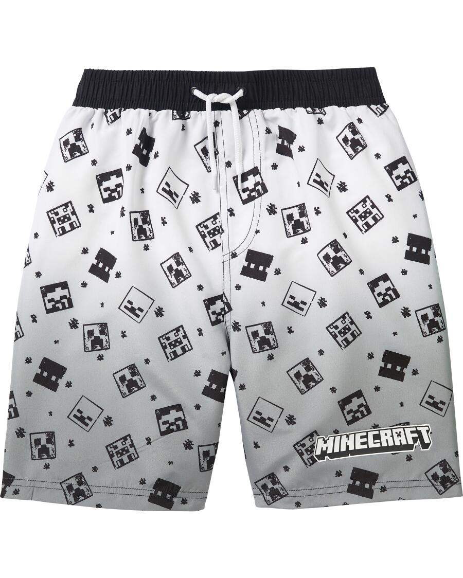 Plavecké šortky Minecraft černá