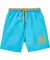 Badeshorts mit Stickerei türkis