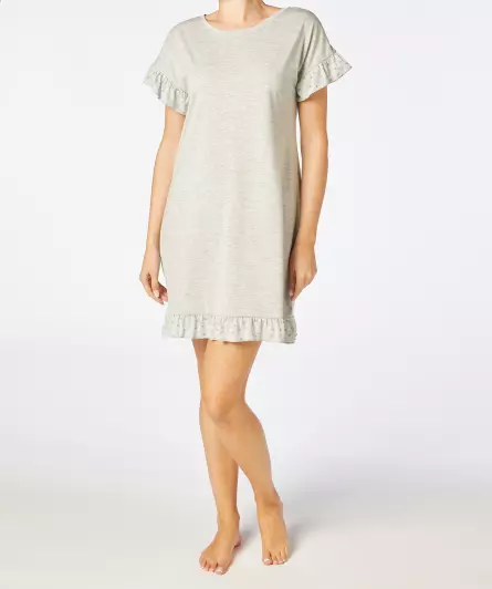 Bigshirt mit Rüschen