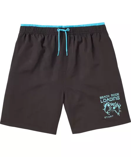 Badeshorts mit Stickerei