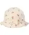 Sommermütze Kirschen creme