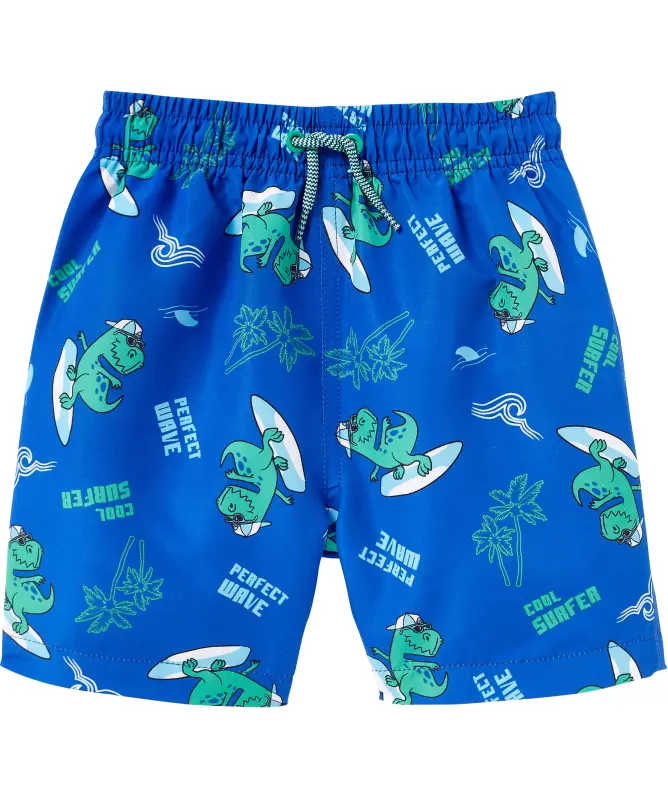 Plavecké šortky s dinosaury