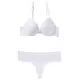 Push-up BH + string met strasssteentjes
