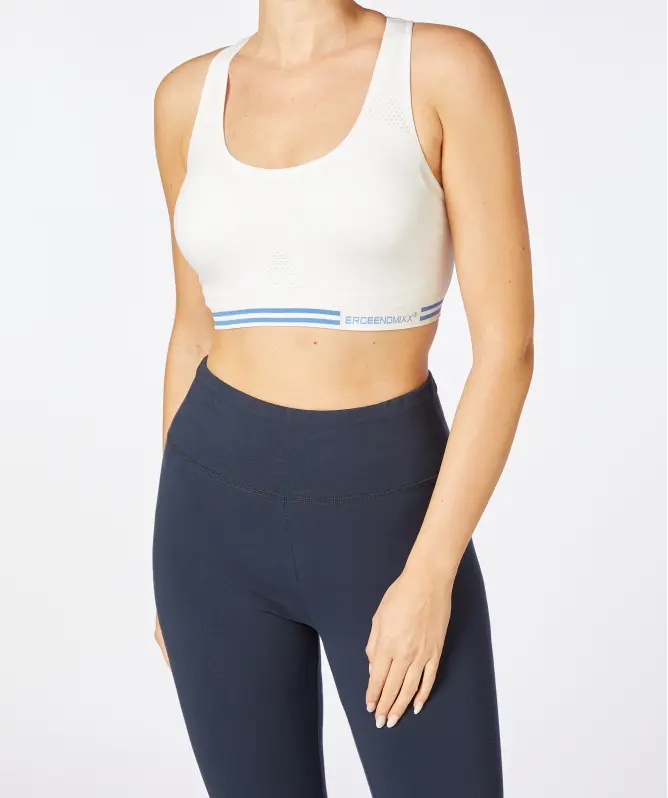 Sport-Bustier mit Cut-out am Rücken