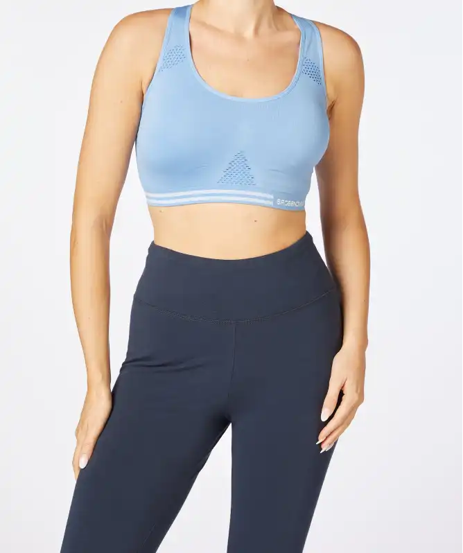 Sport-Bustier mit Cut-out am Rücken