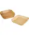 Backpapier-Schalen braun
