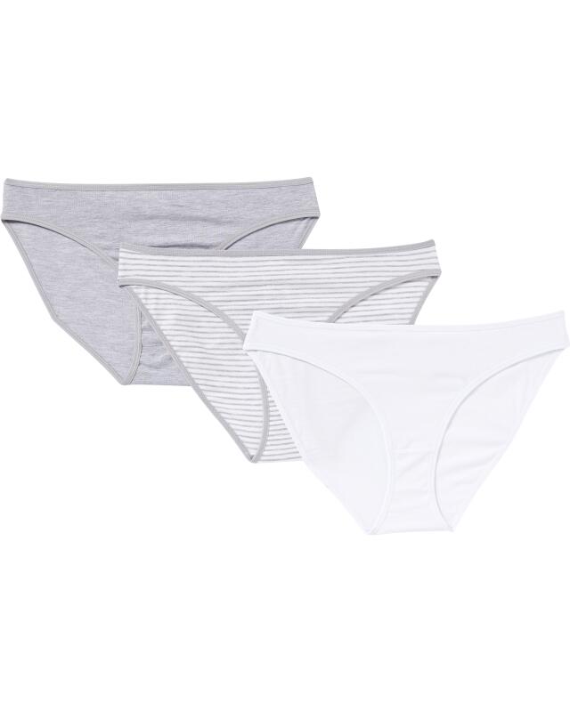 Briefs for women, grey striped (KiK Slips (grau gestreift)) — KiK, authentic German product in Morocco