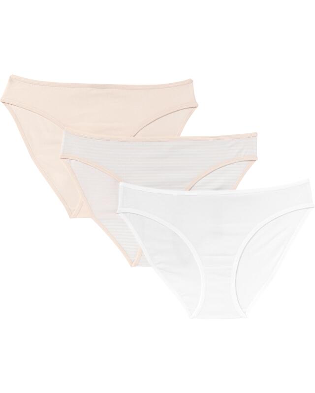 Slips femme, abricot rayé (KiK Slips (apricot gestreift)) — KiK, produit allemand authentique au Maroc