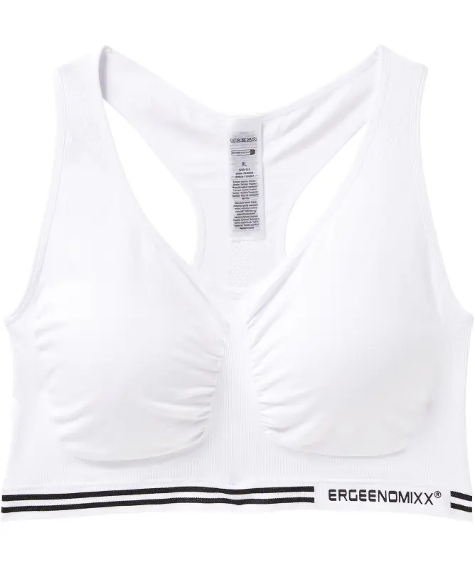 Sport-Bustier mit V-Ausschnitt