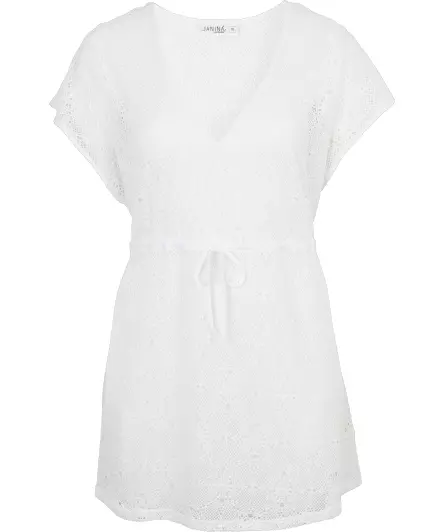 Witte strandtuniek