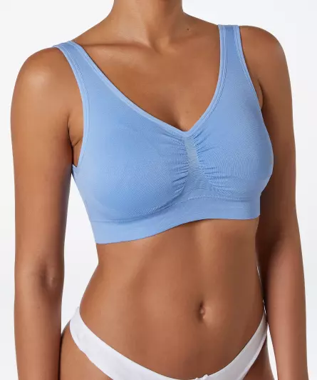Blaues Bustier