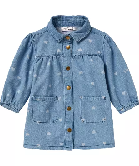 Jeanskleid Herzen