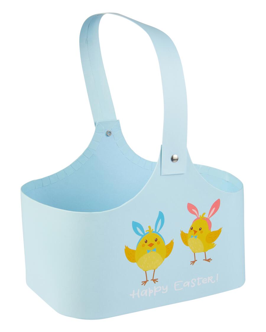 Geschenkkorb Ostern hellblau