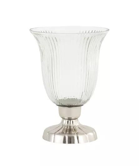 Glazen decoratieve bokaal