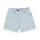 Jeans short met borduursel