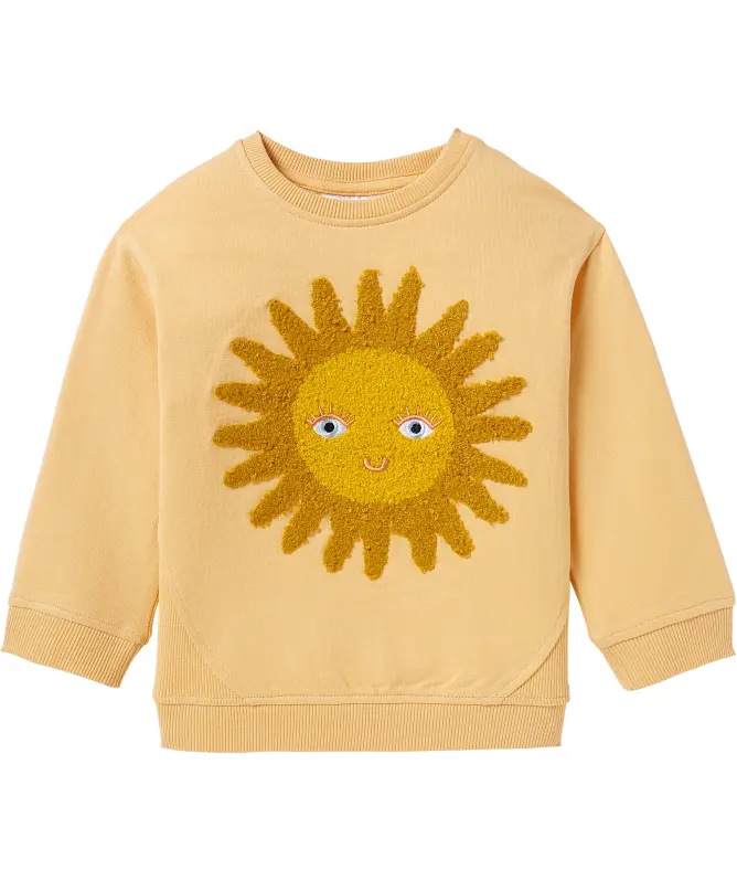 Sweatshirt mit 3D-Stickerei