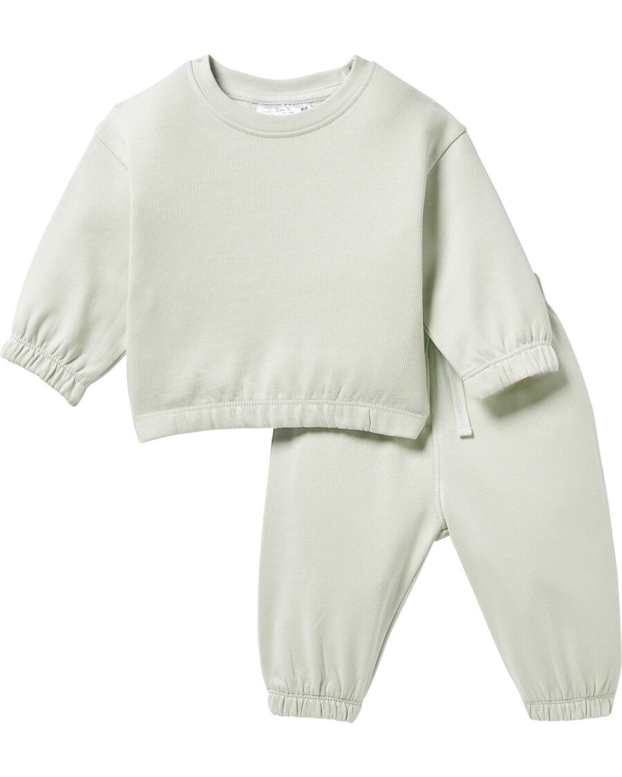 Bluza + spodnie niemowlęce miętowy