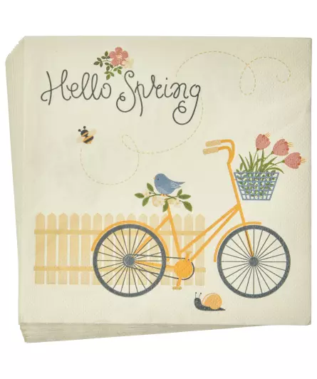 Lente servetten