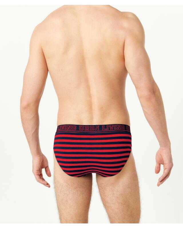Briefs with lettering for men, navy (KiK Slips mit Schriftzug (dunkelblau)) — KiK, authentic German product in Morocco