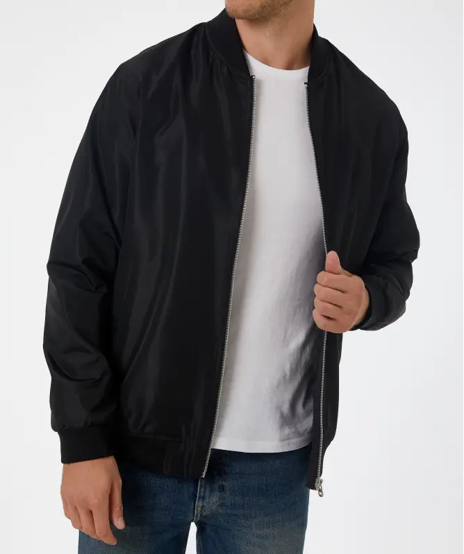 Bomberjacke mit Stehkragen