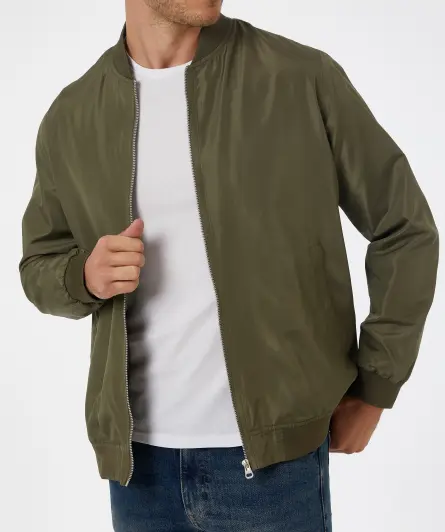 Bomberjacke mit Stehkragen