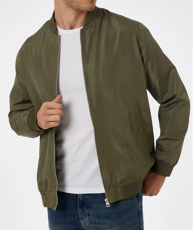 Bomberjacke mit Stehkragen