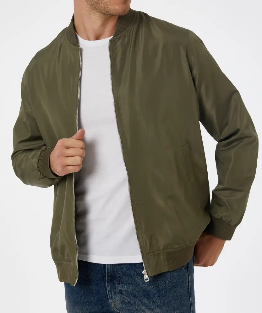 Bomberjacke mit Stehkragen X-Mail, Seitentaschen
