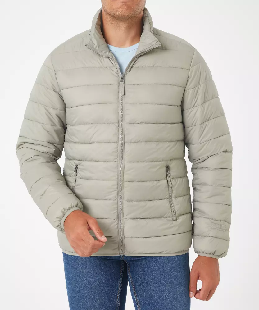 Steppjacke mit Stehkragen X-Mail, Seitentaschen