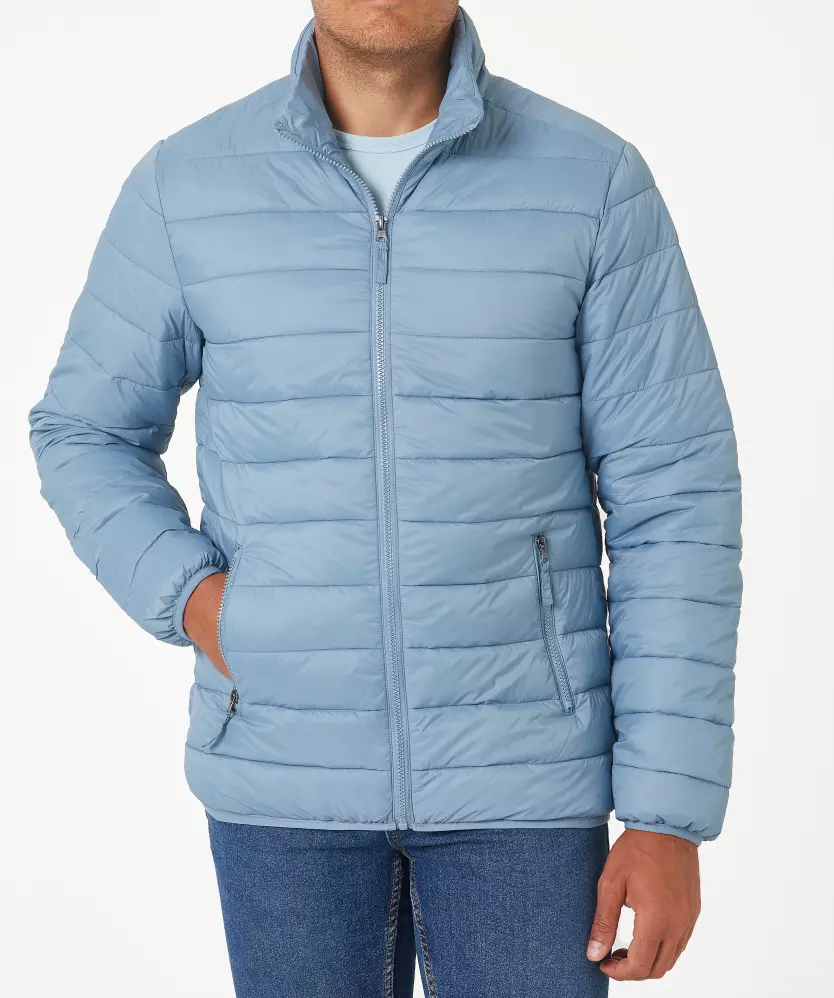 Steppjacke mit Stehkragen X-Mail, Seitentaschen