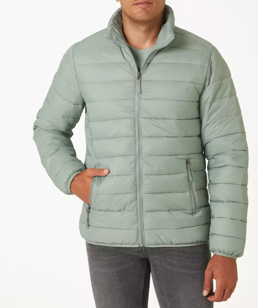 Steppjacke mit Stehkragen X-Mail, Seitentaschen