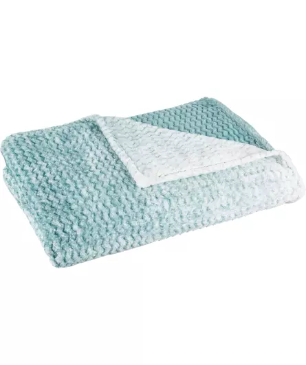 Flanelldecke mit Zickzackmuster