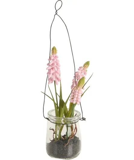 Kunstbloemen in glas Lente