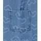 Shirt met lange mouwen + spijkerjurk