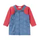 Shirt met lange mouwen + spijkerjurk