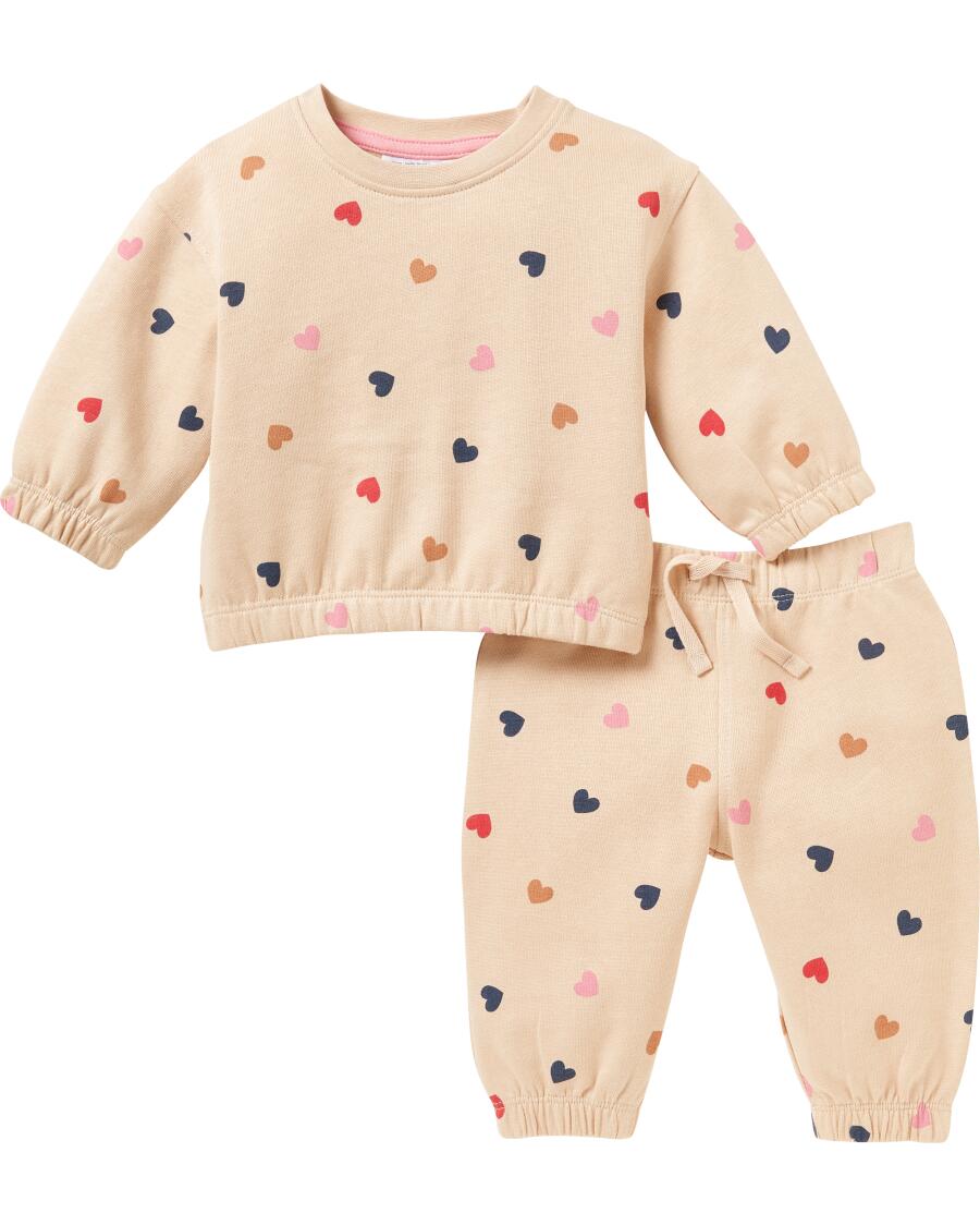 Newborn Sweatshirt + Hose nude