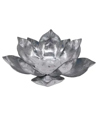Kerzen- & Teelichthalter in silver günstig kaufen