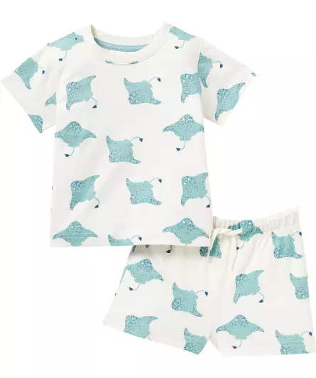 T-Shirt und Shorts Rochen