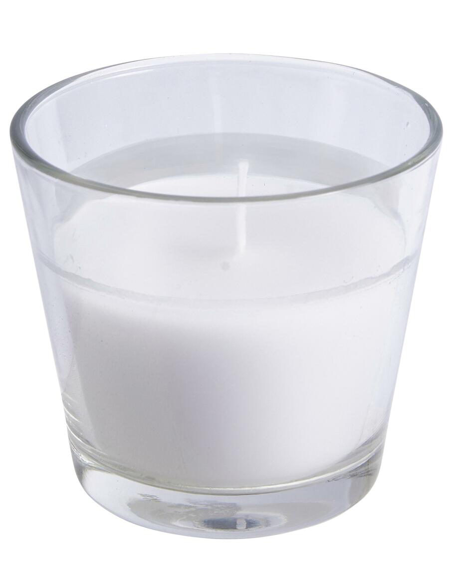 Vonná svíčka ve skle krémová