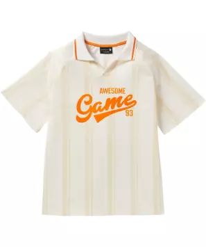 Sportshirt met verticale strepen