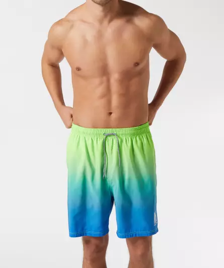Badeshorts mit Farbverlauf