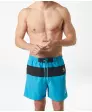Badeshorts mit Kontrasteinsatz