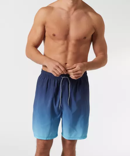 Badeshorts mit Farbverlauf