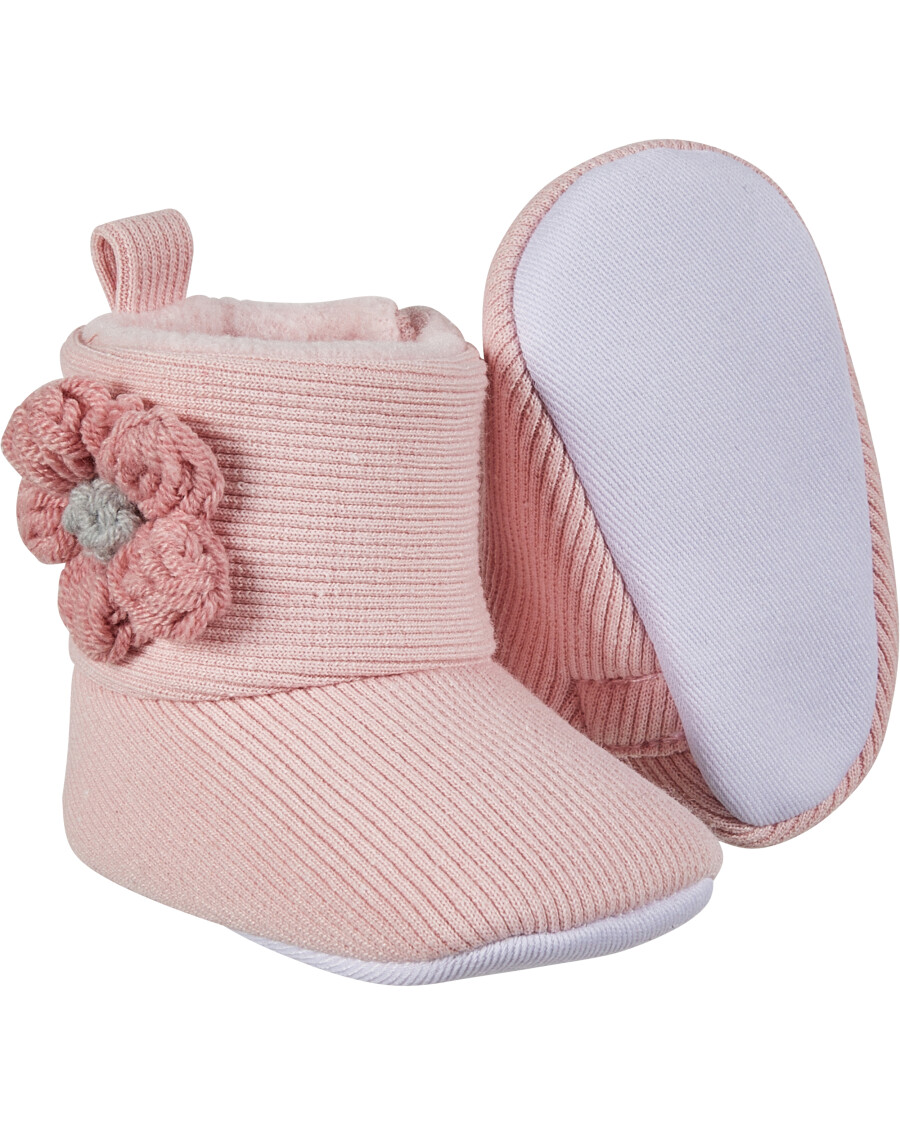 Buty niemowlęce Teddykopf_Baby, aplikacja kwiatowa